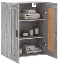 Wandschrank Grau Sonoma 69,5x34x90 cm Holzwerkstoff