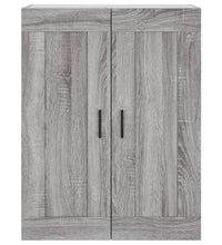 Wandschrank Grau Sonoma 69,5x34x90 cm Holzwerkstoff