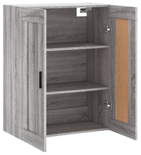 Wandschrank Grau Sonoma 69,5x34x90 cm Holzwerkstoff