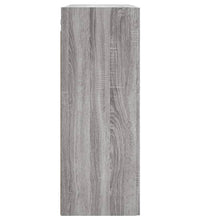 Wandschrank Grau Sonoma 69,5x34x90 cm Holzwerkstoff