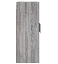 Wandschrank Grau Sonoma 69,5x34x90 cm Holzwerkstoff