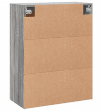 Wandschrank Grau Sonoma 69,5x34x90 cm Holzwerkstoff