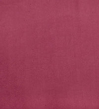 Bodensofa mit Schlaffunktion Weinrot 122x204x55 cm Samt