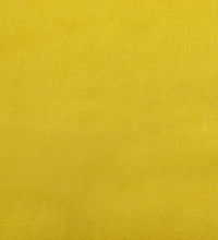 Bodensofa mit Schlaffunktion Dunkelgelb 122x204x55 cm Samt