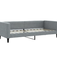 Tagesbett Hellgrau 80x200 cm Stoff