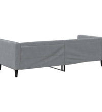 Tagesbett Hellgrau 80x200 cm Stoff