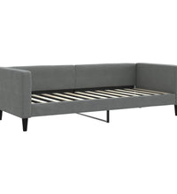 Tagesbett Dunkelgrau 80x200 cm Stoff