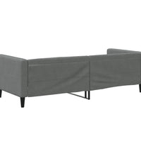 Tagesbett Dunkelgrau 80x200 cm Stoff