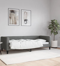 Tagesbett Dunkelgrau 80x200 cm Stoff