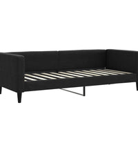 Tagesbett Schwarz 80x200 cm Stoff
