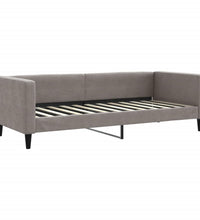 Tagesbett Taupe 80x200 cm Stoff