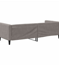 Tagesbett Taupe 80x200 cm Stoff