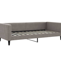 Tagesbett Taupe 90x200 cm Stoff