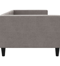 Tagesbett Taupe 90x200 cm Stoff