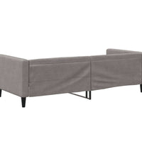 Tagesbett Taupe 90x200 cm Stoff