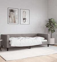 Tagesbett Taupe 90x200 cm Stoff