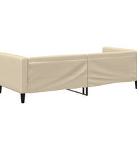 Tagesbett Creme 90x200 cm Stoff