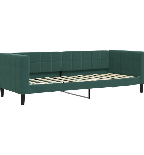 Tagesbett Dunkelgrün 80x200 cm Samt