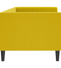 Tagesbett Gelb 80x200 cm Samt