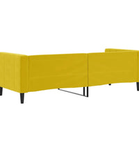 Tagesbett Gelb 80x200 cm Samt