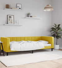 Tagesbett Gelb 80x200 cm Samt