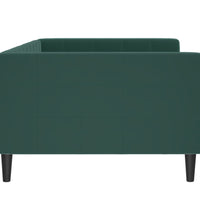 Tagesbett Dunkelgrün 100x200 cm Samt