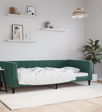 Tagesbett Dunkelgrün 100x200 cm Samt