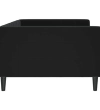 Tagesbett Schwarz 100x200 cm Samt