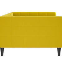 Tagesbett Gelb 100x200 cm Samt