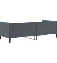 Tagesbett Dunkelgrau 90x190 cm Samt