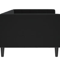 Tagesbett Schwarz 90x190 cm Samt