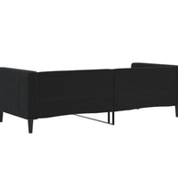 Tagesbett Schwarz 90x190 cm Samt