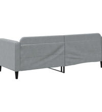 Tagesbett Hellgrau 80x200 cm Stoff