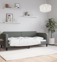 Tagesbett Dunkelgrau 80x200 cm Stoff
