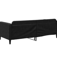 Tagesbett Schwarz 90x200 cm Stoff