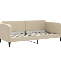 Tagesbett Creme 90x200 cm Stoff