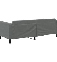 Tagesbett Dunkelgrau 90x190 cm Stoff