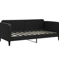 Tagesbett Schwarz 90x190 cm Stoff