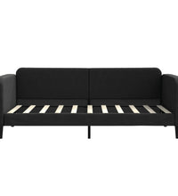 Tagesbett Schwarz 90x190 cm Stoff