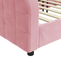 Tagesbett Rosa 80x200 cm Samt