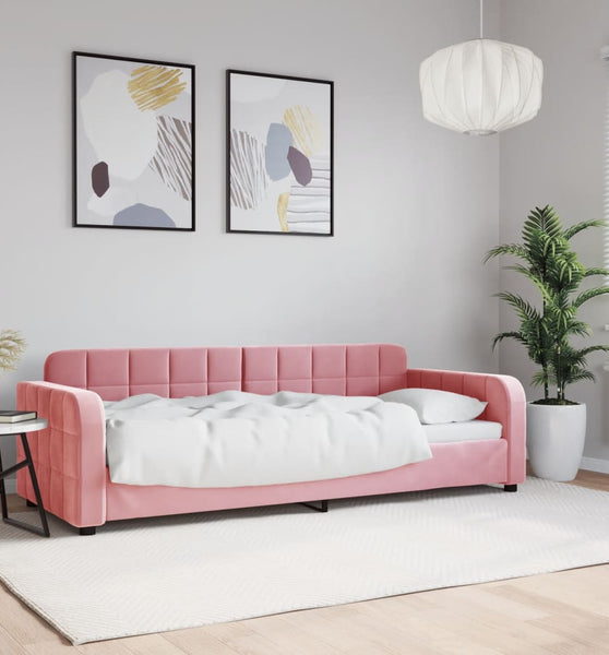Tagesbett Rosa 80x200 cm Samt