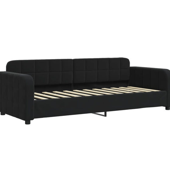 Tagesbett Schwarz 80x200 cm Samt