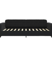 Tagesbett Schwarz 80x200 cm Samt