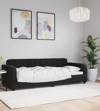 Tagesbett Schwarz 80x200 cm Samt