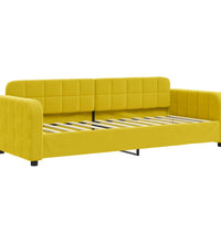 Tagesbett Gelb 80x200 cm Samt