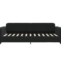 Tagesbett Schwarz 90x200 cm Samt