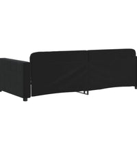 Tagesbett Schwarz 90x200 cm Samt