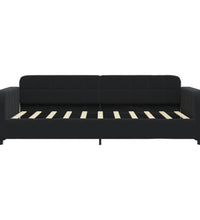 Tagesbett Schwarz 90x190 cm Samt