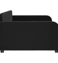 Tagesbett Schwarz 90x190 cm Samt