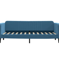 Tagesbett Blau 80x200 cm Samt